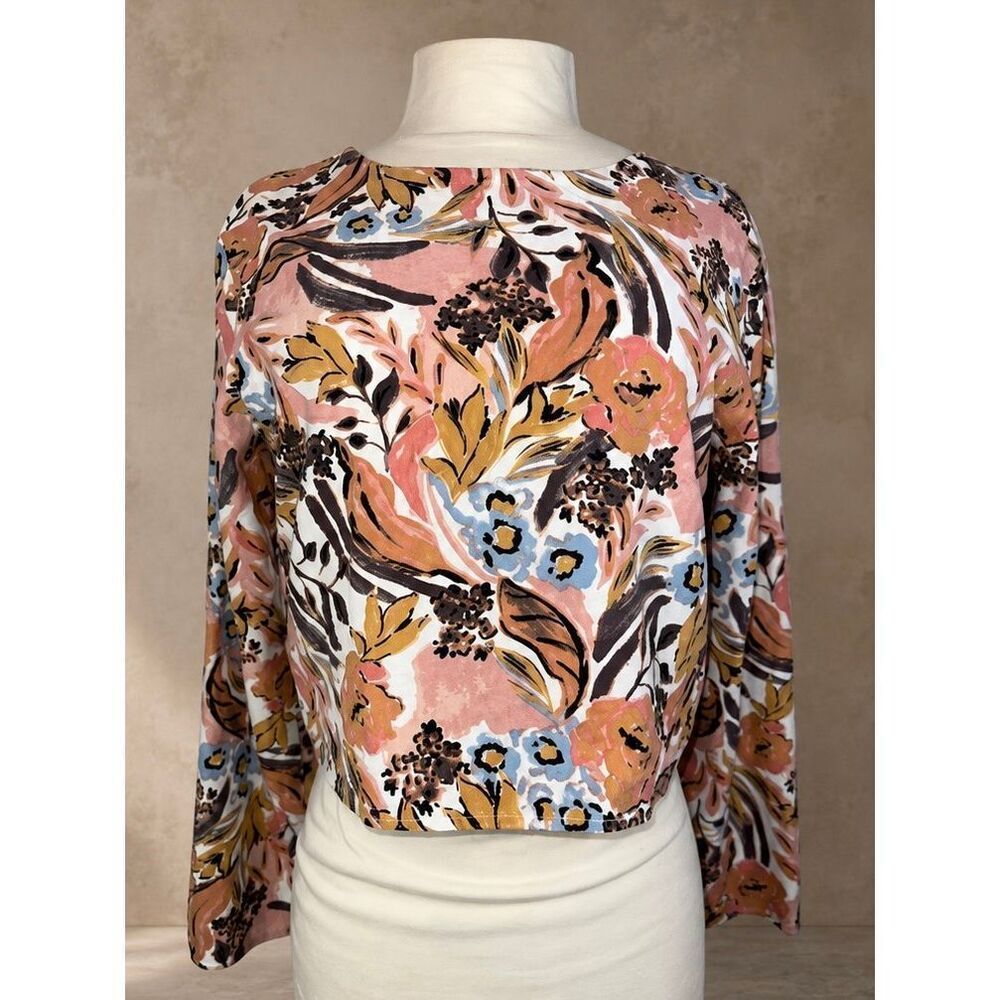 Girl & The Sun Sz M Ellery Floral Top Free People